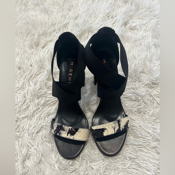 M. Gemi The Aria Criss Cross Elastic Sandal - Size 38 US 7.5 - Picture 2 of 10